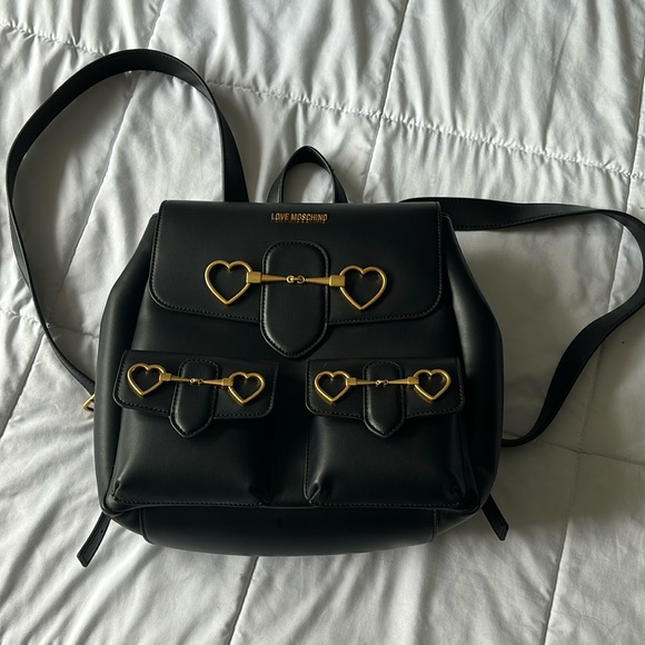 Love Moschino love lock backpack - Picture 4 of 6